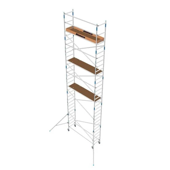 Heimwerker Rollgerüst Alumexx Budget 75x250 10,2m Arbeitshöhe