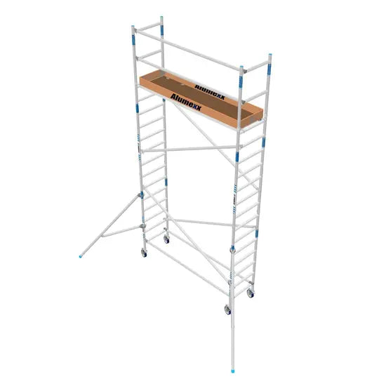 Heimwerker Rollgerüst Alumexx Budget 75x250 6,2m Arbeitshöhe