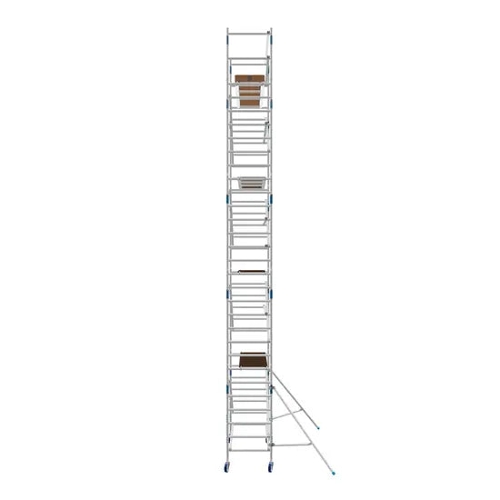 Heimwerker Rollgerüst Alumexx Budget 90x250 10,2m Arbeitshöhe