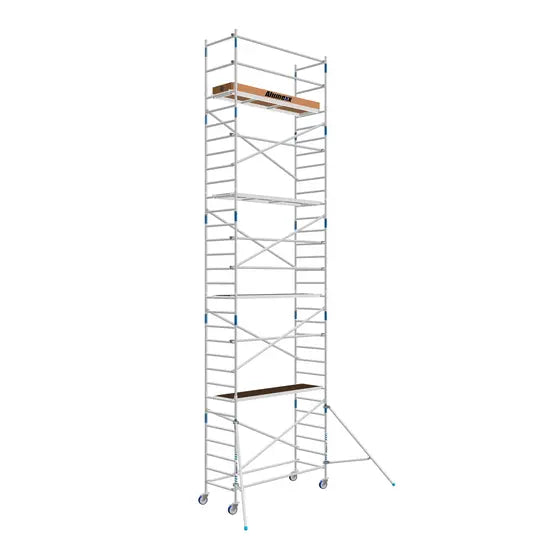 Heimwerker Rollgerüst Alumexx Budget 90x250 10,2m Arbeitshöhe