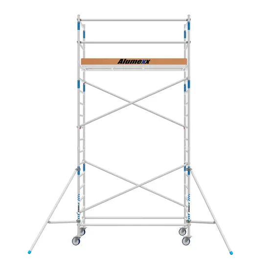 Heimwerker Rollgerüst Alumexx Budget 90x250 6,2m Arbeitshöhe