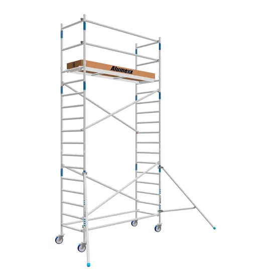 Heimwerker Rollgerüst Alumexx Budget 90x250 6,2m Arbeitshöhe