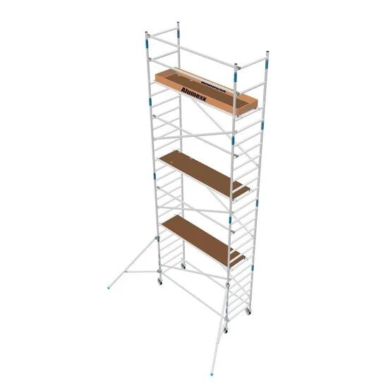 Heimwerker Rollgerüst Alumexx Budget 90x250 8,2m Arbeitshöhe