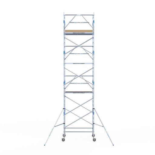 Rollgerüst Alumexx Extra 135x190 9,2m Arbeitshöhe an der Fassade - GerüstExpress