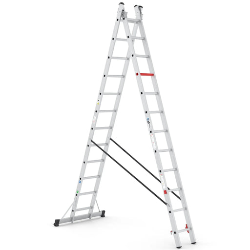 Aluminium Schiebeleiter 2x12 - Gerüstexpress.de
