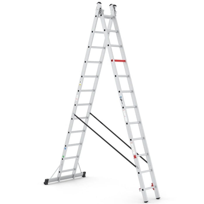 Aluminium Schiebeleiter 2x12 - Gerüstexpress.de