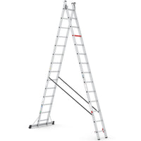 Aluminium Schiebeleiter 2x14