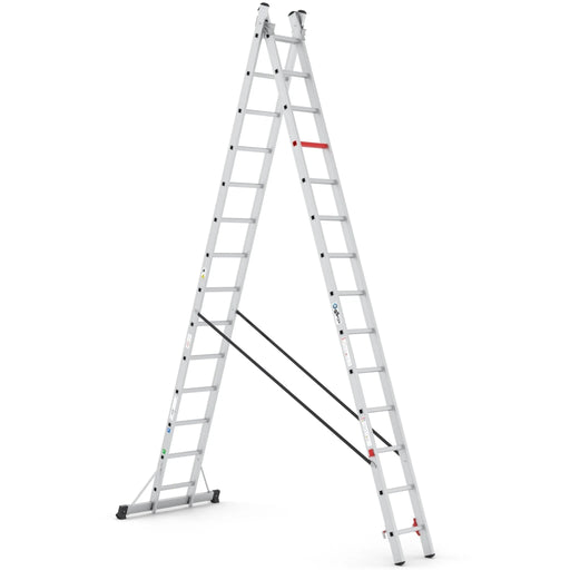 Aluminium Schiebeleiter 2x14 - Gerüstexpress.de