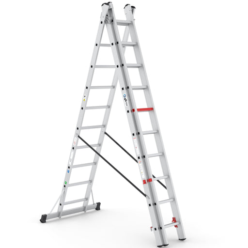 Aluminium Schiebeleiter 3x10 - Gerüstexpress.de