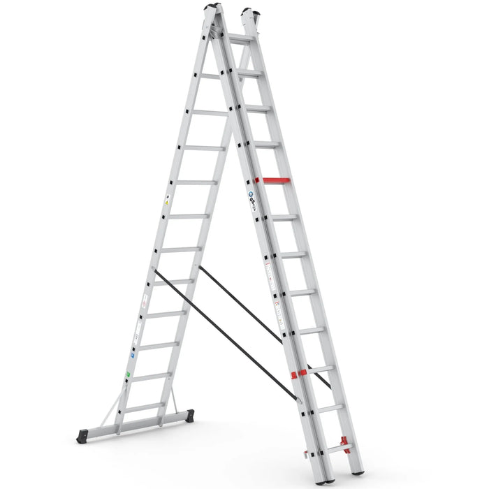 Aluminium Schiebeleiter 3x12 - Gerüstexpress.de