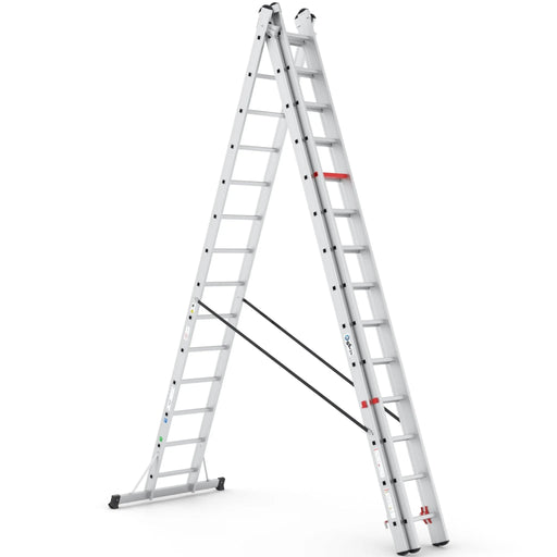 Aluminium Schiebeleiter 3x14 - Gerüstexpress.de