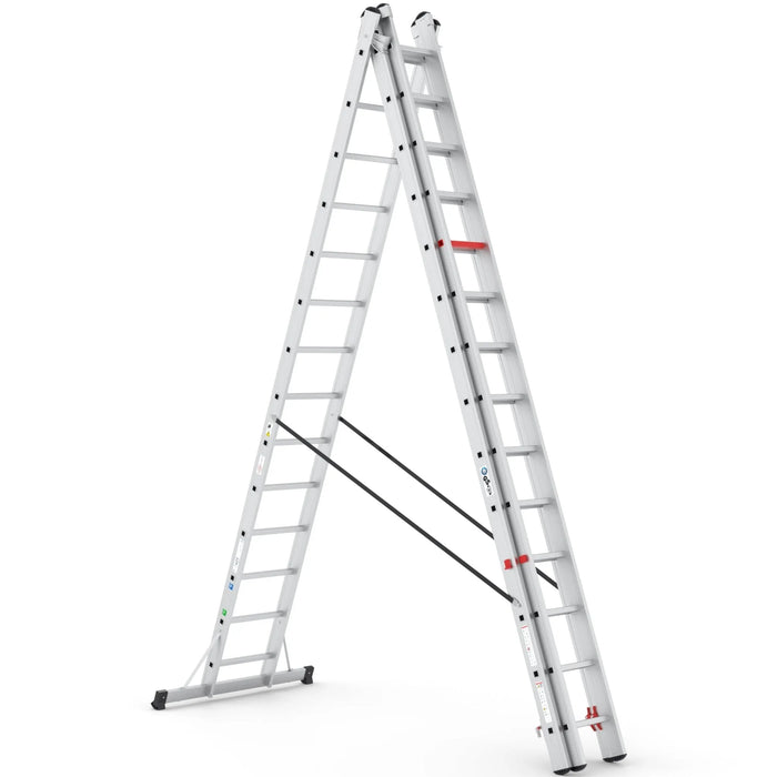 Aluminium Schiebeleiter 3x14 - Gerüstexpress.de