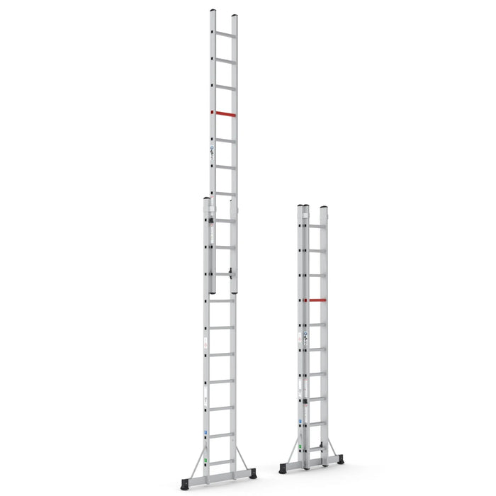 Aluminium Schiebeleiter Advance 2x10 | Top Safe - Gerüstexpress.de