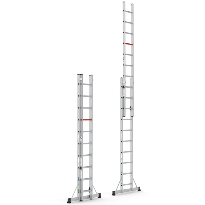 Aluminium Schiebeleiter Advance 2x10 | Top Safe - Gerüstexpress.de