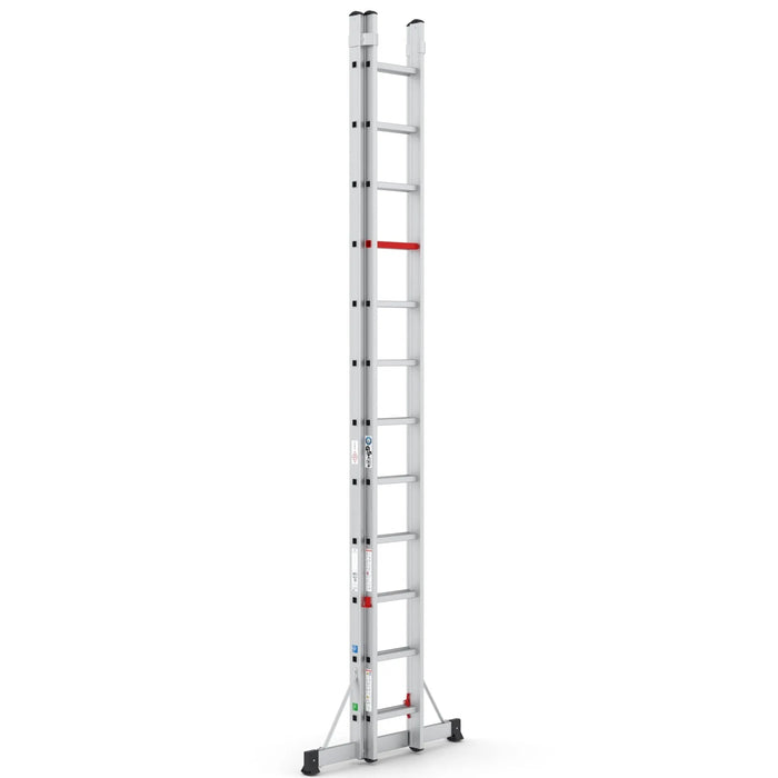 Aluminium Schiebeleiter Advance 2x12 | Top Safe - Gerüstexpress.de