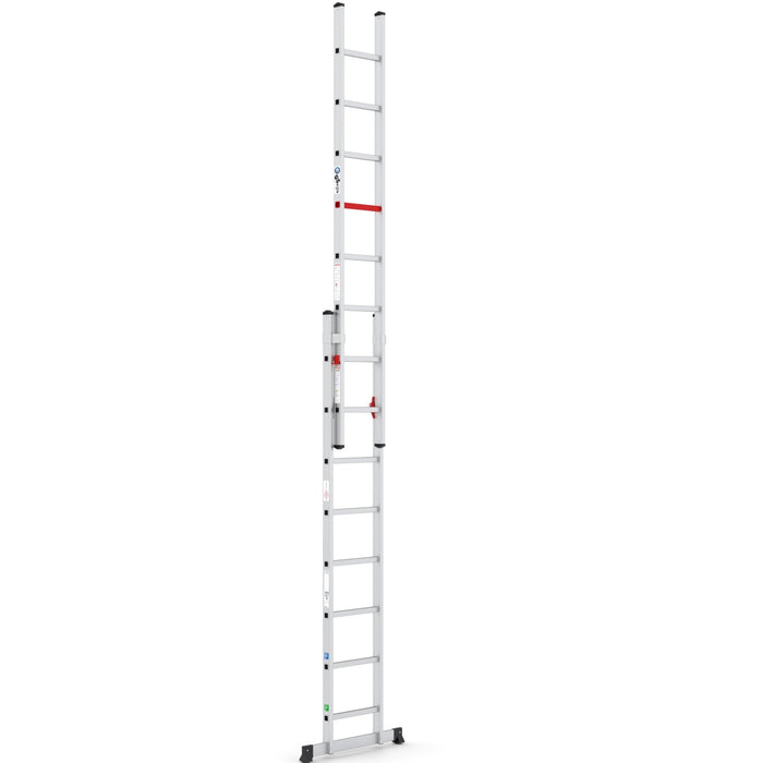 Aluminium Schiebeleiter Advance 2x8 | Top Safe - Gerüstexpress.de