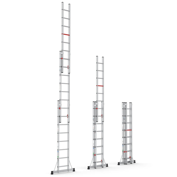 Aluminium Schiebeleiter Advance 3x8 | Top Safe - Gerüstexpress.de