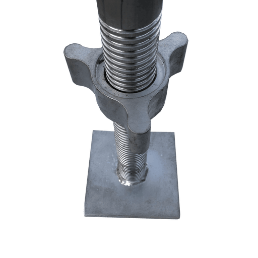 Aluminium Spindel 60 cm + Fußplatte - Gerüstexpress.de