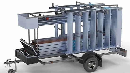 Nos remorques d'échafaudage incluant l'échafaudage roulant