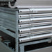 Anhänger + Rollgerüst 135x250 8,2m Arbeitshöhe + einfaches Sicherheitsgeländer - Gerüstexpress.de