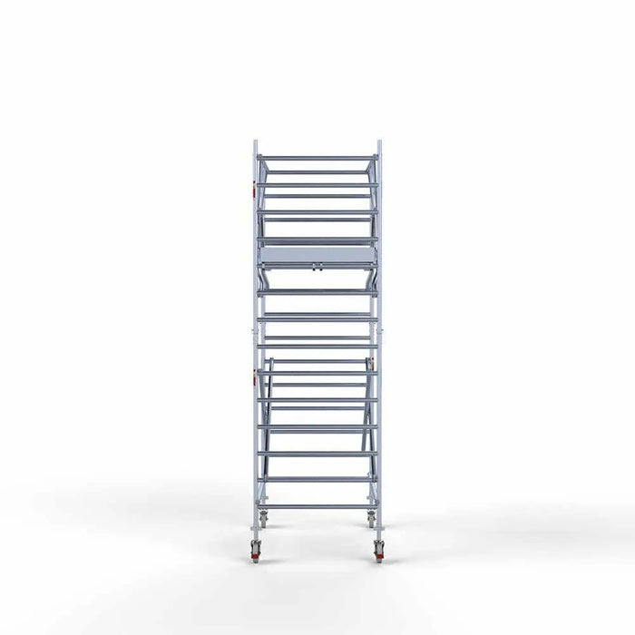 Anssems Anhänger + Rollgerüst Standard 135x190 5,2m Arbeitshöhe + doppelte Sicherheitsgeländer - Gerüstexpress.de