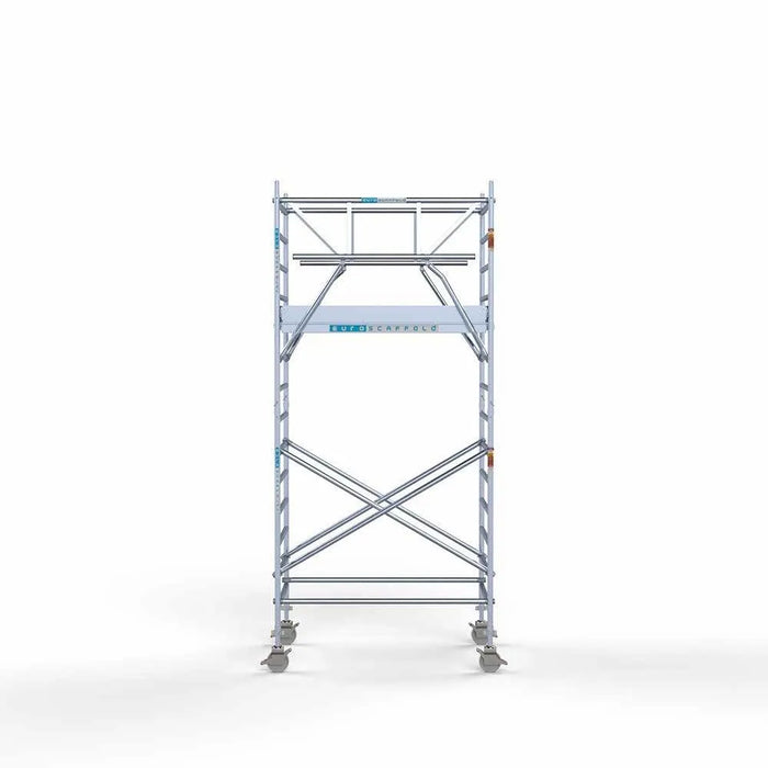 Anssems Anhänger + Rollgerüst Standard 135x190 5,2m Arbeitshöhe + doppelte Sicherheitsgeländer - Gerüstexpress.de