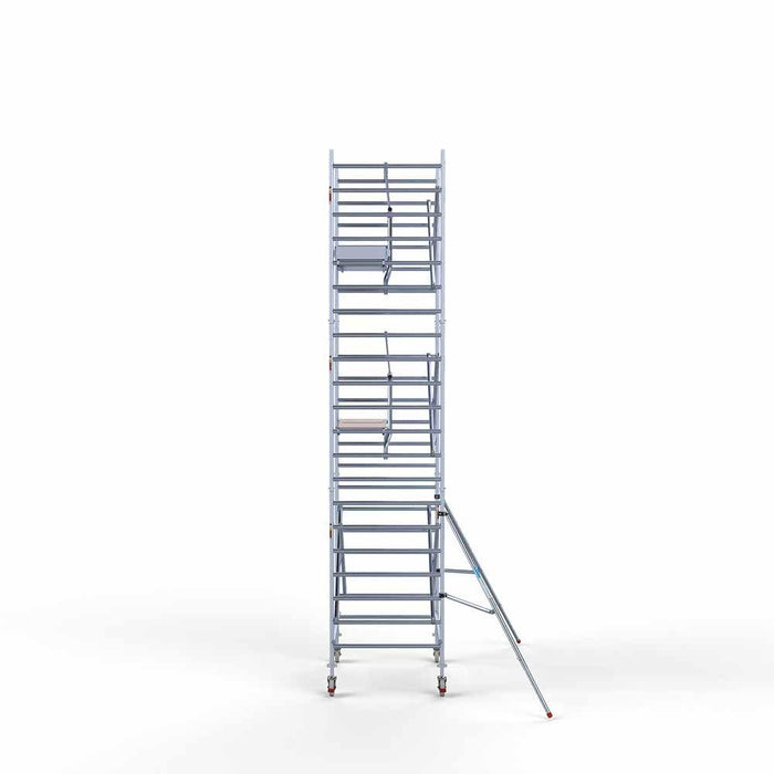 Anssems Anhänger + Rollgerüst Standard 135x190 6,2m Arbeitshöhe + einfache Sicherheitsgeländer - Gerüstexpress.de