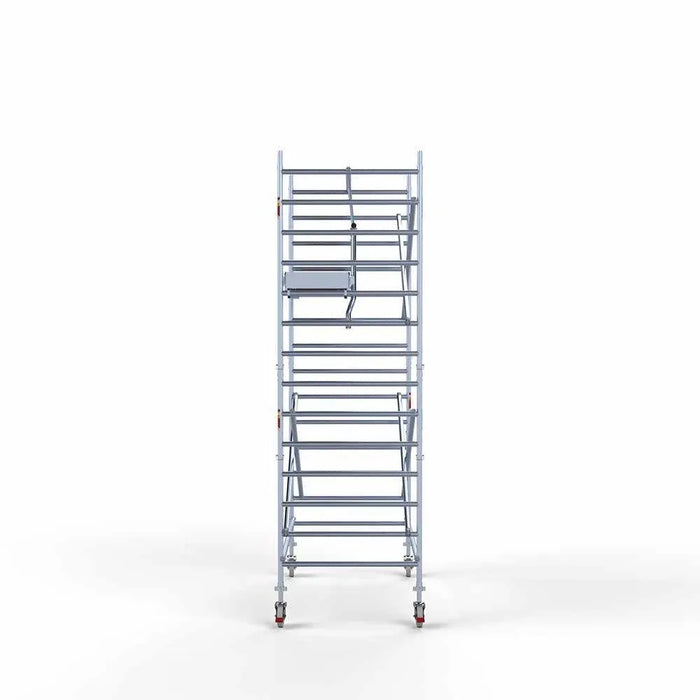 Anssems Anhänger + Rollgerüst Standard 135x250 5,2m Arbeitshöhe + einfaches Sicherheitsgeländer - Gerüstexpress.de