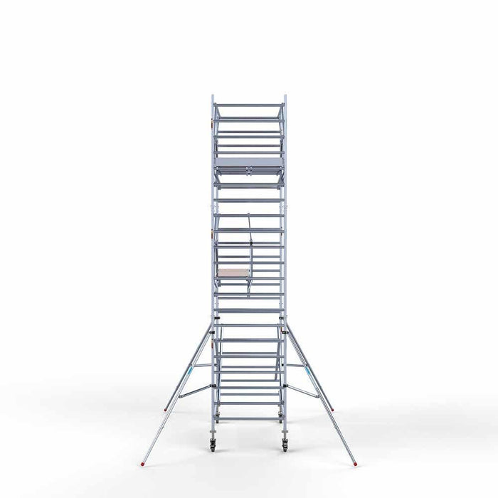 Anssems Anhänger + Rollgerüst Standard 135x250 7,2m Arbeitshöhe + doppelte Sicherheitsgeländer - Gerüstexpress.de