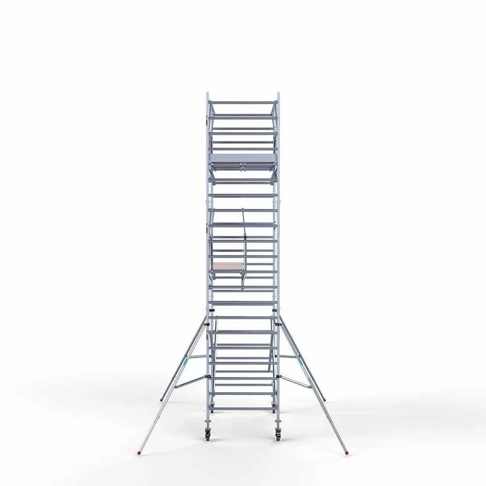 Anssems Anhänger + Rollgerüst Standard 135x250 7,2m Arbeitshöhe + doppelte Sicherheitsgeländer - Gerüstexpress.de