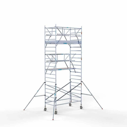 Anssems Anhänger + Rollgerüst Standard 135x250 7,2m Arbeitshöhe + doppelte Sicherheitsgeländer - Gerüstexpress.de