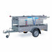 Anssems Anhänger + Rollgerüst Standard 135x250 7,2m Arbeitshöhe + einfaches Sicherheitsgeländer - Gerüstexpress.de