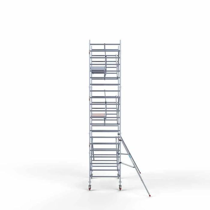 Anssems Anhänger + Rollgerüst Standard 135x250 7,2m Arbeitshöhe + einfaches Sicherheitsgeländer - Gerüstexpress.de