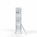 Anssems Anhänger + Rollgerüst Standard 135x250 7,2m Arbeitshöhe + einfaches Sicherheitsgeländer - Gerüstexpress.de
