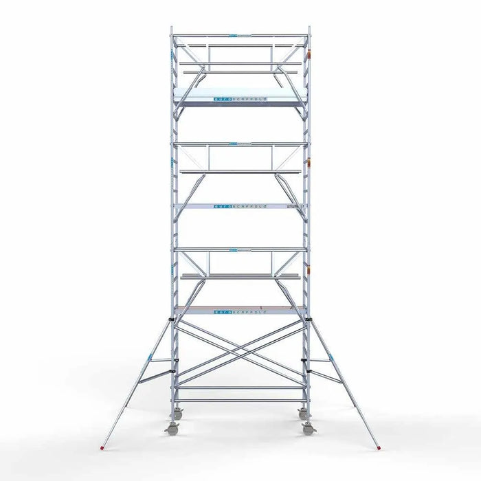 Anssems Anhänger + Rollgerüst Standard 135x250 8,2m Arbeitshöhe + doppelte Sicherheitsgeländer - Gerüstexpress.de