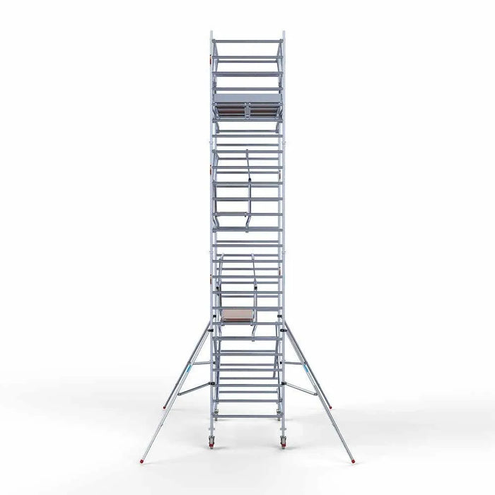 Anssems Anhänger + Rollgerüst Standard 135x250 8,2m Arbeitshöhe + doppelte Sicherheitsgeländer - Gerüstexpress.de