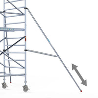 Flèche/stabilisateur pour échafaudage mobile télescopique 300 cm
