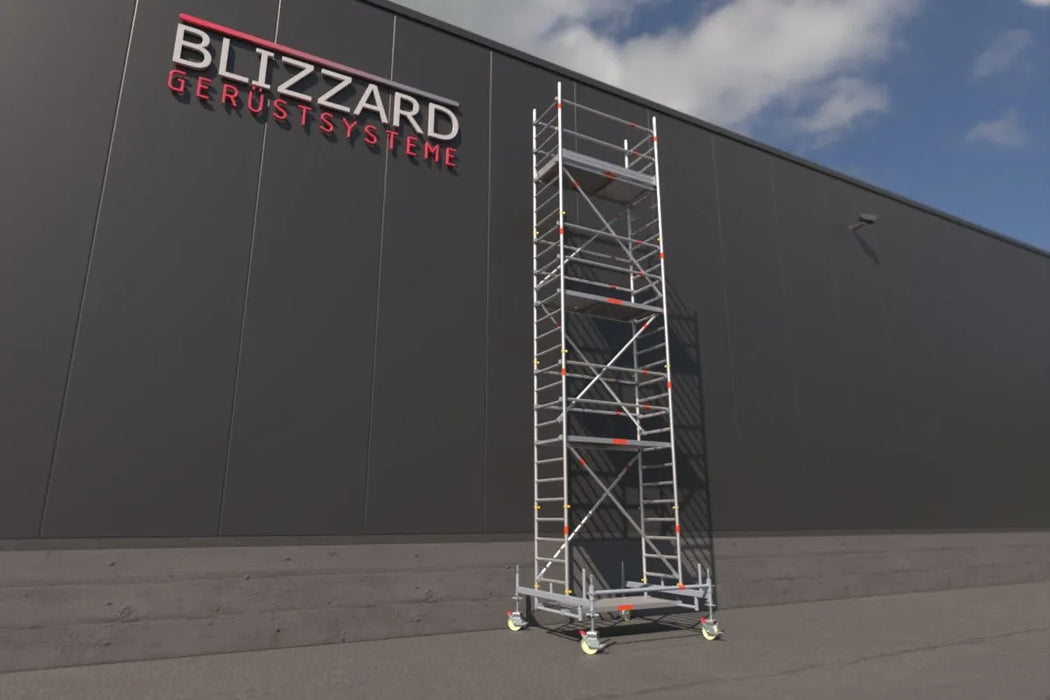 Blizzard Rollgerüst 1.80m x 0.75m | AH 3.19 bis 9.53 Meter - Gerüstexpress.de