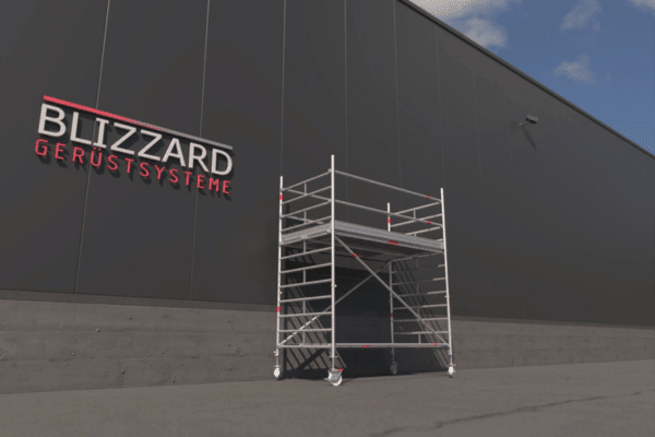 Blizzard Rollgerüst 1.80m x 1.50m | AH 3.19 bis 10.72 Meter - Gerüstexpress.de
