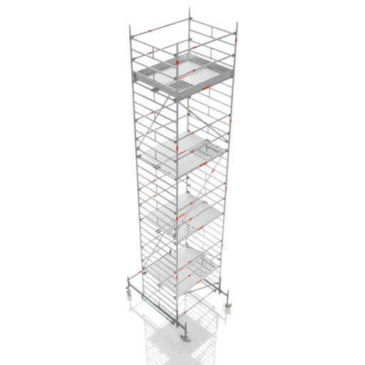 Blizzard Rollgerüst 1.80m x 1.50m | AH 3.19 bis 10.72 Meter - Gerüstexpress.de