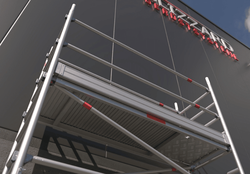 Blizzard Rollgerüst 2.30m x 0.75m | AH 3.19 bis 9.53 Meter - Gerüstexpress.de