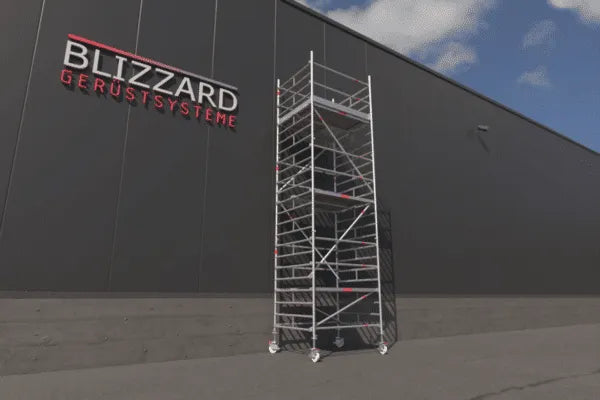 Blizzard Rollgerüst 2.85m x 1.50m | AH 3.19 bis 10.72 Meter - Gerüstexpress.de