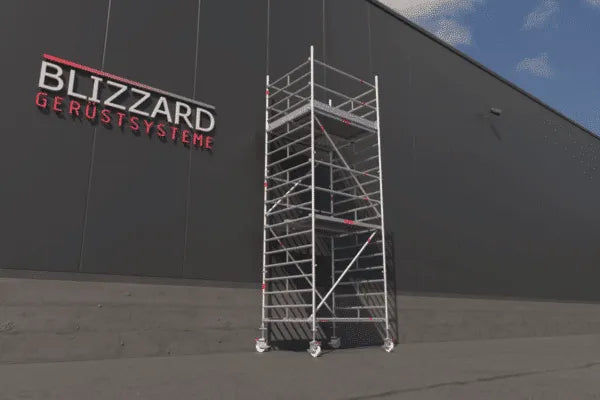 Blizzard Rollgerüst 2.85m x 1.50m | AH 3.19 bis 10.72 Meter - Gerüstexpress.de