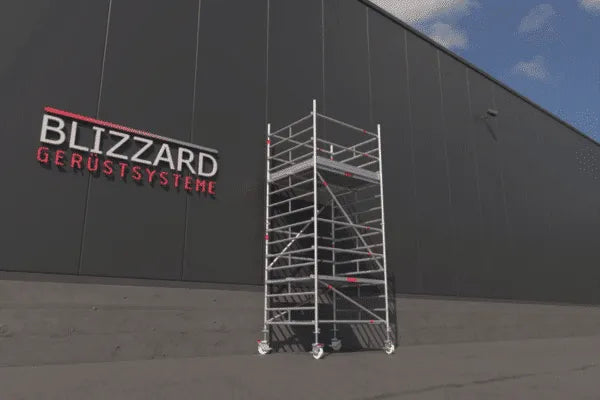 Blizzard Rollgerüst 2.85m x 1.50m | AH 3.19 bis 10.72 Meter - Gerüstexpress.de