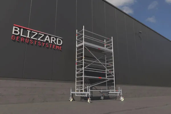 Blizzard Rollgerüst 2.85x0.75m | AH 3,19 bis 9,53 Meter - Gerüstexpress.de