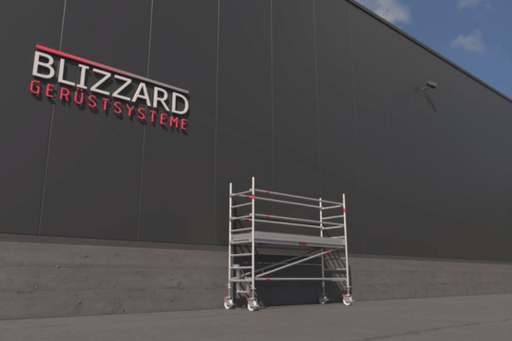 Blizzard Rollgerüst 2.85x0.75m | AH 3,19 bis 9,53 Meter - Gerüstexpress.de