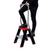 Doppeltreppe schwarz Professionell 2x2 Stufen - Limited Edition - Gerüstexpress.de