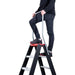 Doppeltreppe schwarz Professionell 2x6 Stufen - Limited Edition - Gerüstexpress.de