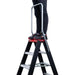 Doppeltreppe schwarz Professionell 2x6 Stufen - Limited Edition - Gerüstexpress.de