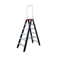 Double staircase black Professional 2x6 steps - Limited Edition